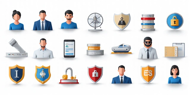 Iconic representation of secure data sharing practices